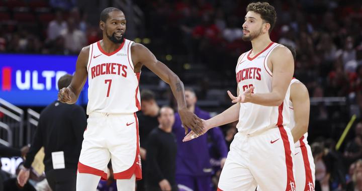 火箭玩什么“老汉当自强”！37岁杜兰特场均36分钟 小心勇士覆辙