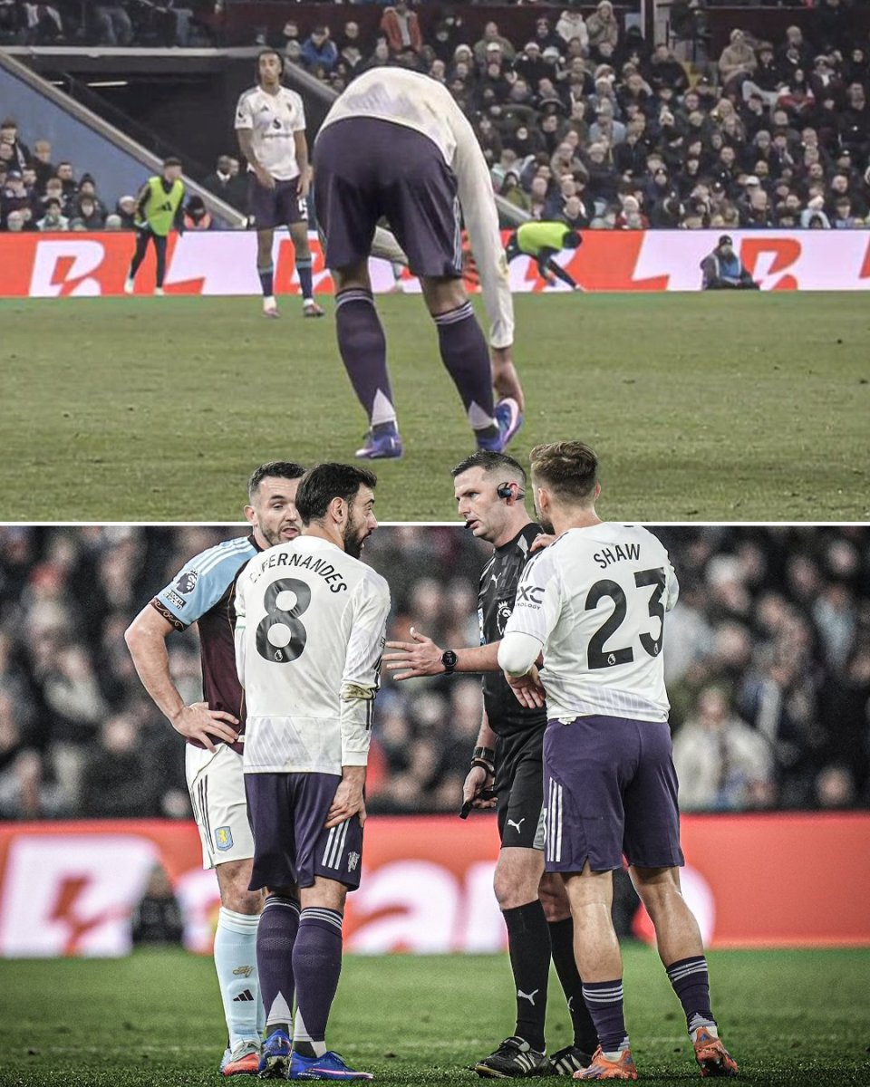 B费近4年多首次半场被换下，曼联生涯第三次