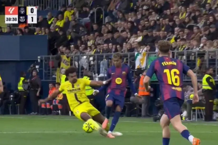 西裁判专家：罚下维加很正确，他对亚马尔的犯规很残暴