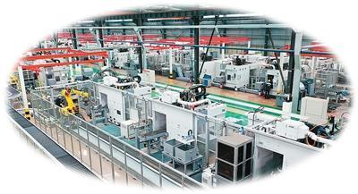 富华重工车轴智能产线之零部件全自动机加工。富华重工供图