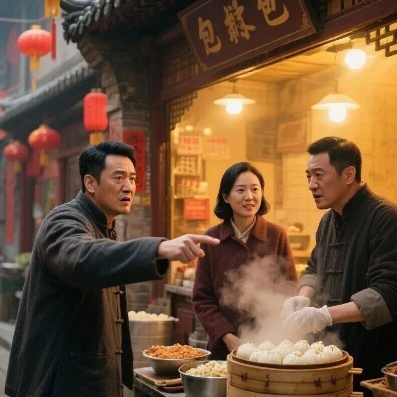 于和伟带妻子回老家过年时经过大哥的包子铺，于是上去帮忙，结果却被大哥骂：别给我添乱！