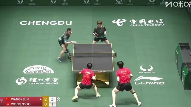 “能让解说夸到停不下来的混双只有王楚钦孙颖莎”