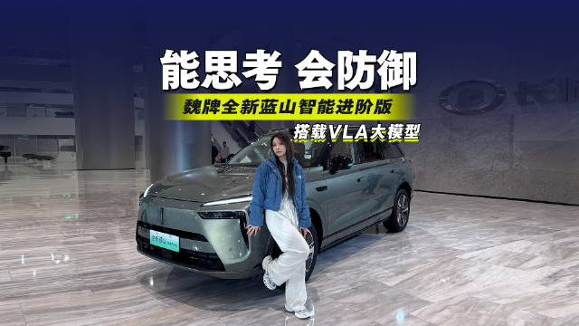 魏牌全新蓝山智能进阶版上市！搭载VLA大模型，能思考、会防御