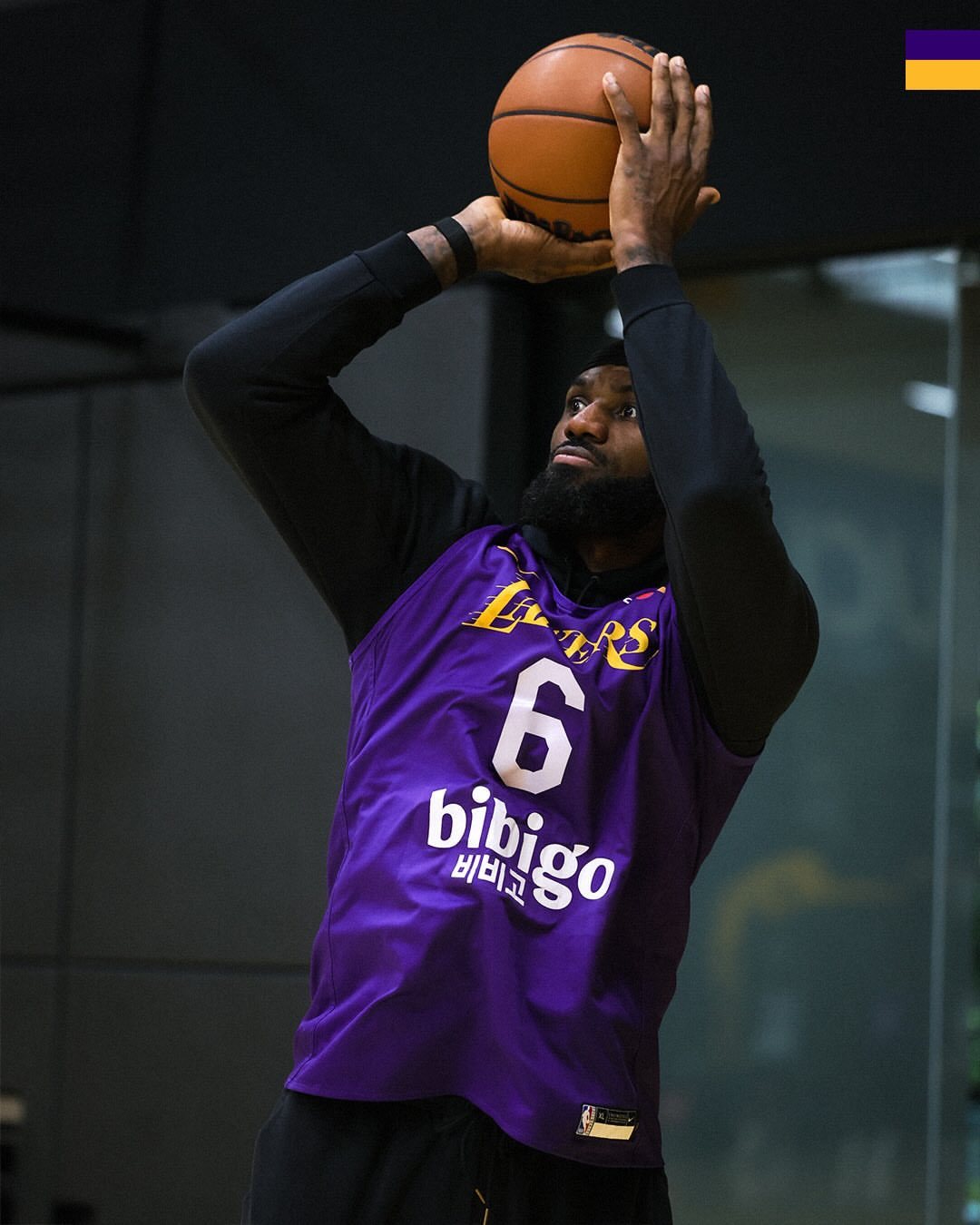 湖人备战太阳，詹姆斯艾顿确定首发