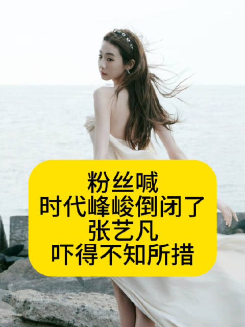 粉丝喊“时代峰峻倒闭了”，张艺凡吓得不知所措