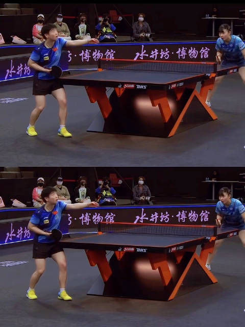 孙颖莎迎战张本美和轰出11:0 太精彩了