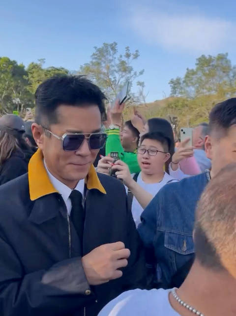 古天乐出席昂坪360与《寻秦记》电影宣传启动礼