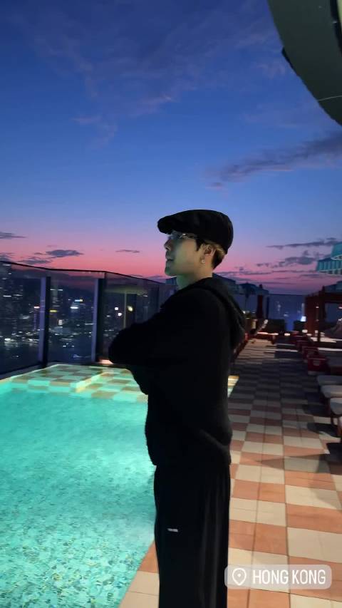 晚霞很好看，老王头更好看