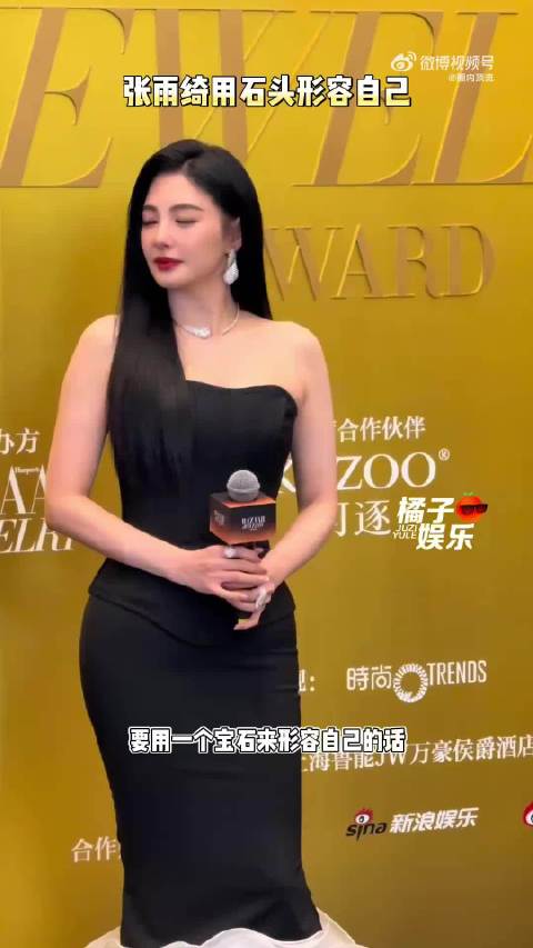 张雨绮自称是块石头，打磨后光芒万丈