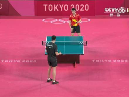 2020年奥运会乒乓球男单半决赛 马龙对阵奥恰诺夫