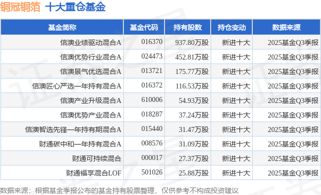 12月23日铜冠铜箔涨12.59%，信澳业绩驱动混合A基金重仓该股