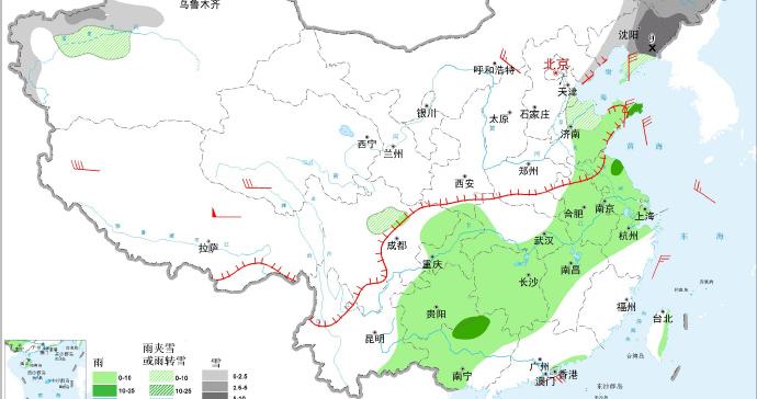 今天南方多地有弱降雨