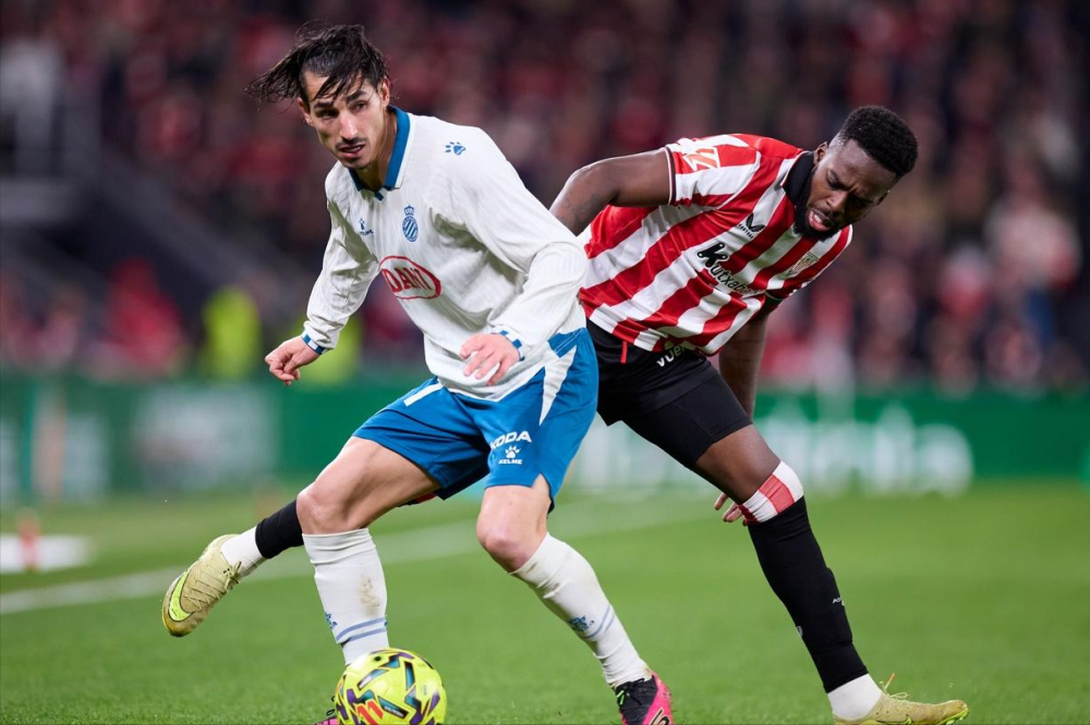 随着西班牙人2-1逆转毕尔巴鄂竞技，西甲最新积分榜和射手榜出炉