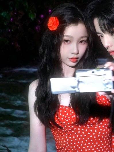 虞书欣双轨剧宣视频更新，海边暮暮造型引热议