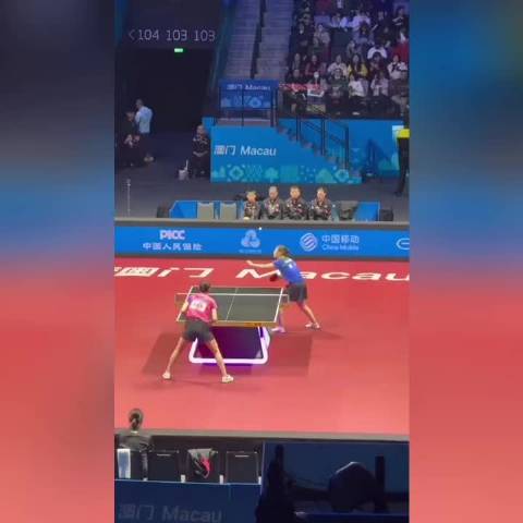 全运会的陈梦选手的最后一个球，常规的左中右三路调动