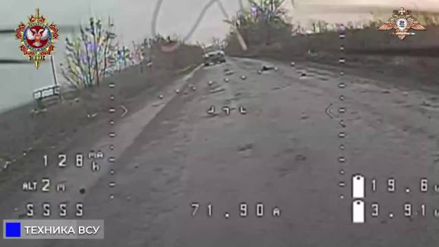 在康斯坦丁诺夫斯克方向击中了乌克兰武装部队一辆运送人员的皮卡