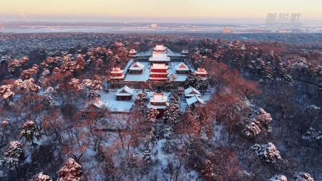 沈阳东陵公园雪后美如画卷