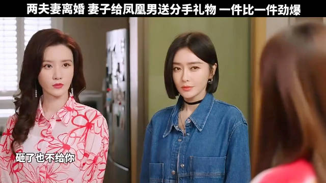 夫妻俩离婚，妻子给凤凰男送分手礼物，一件比一件劲爆！