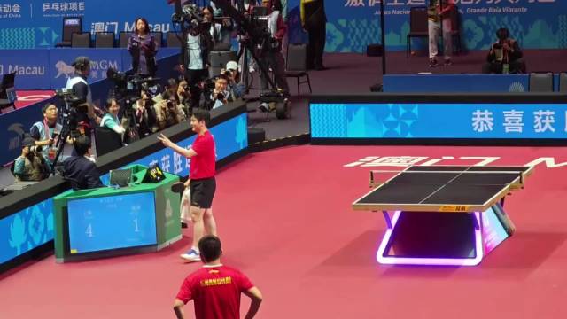 樊振东4-1胜林诗栋卫冕全运会男单冠军