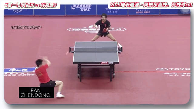 樊振东变线控落点击溃对手