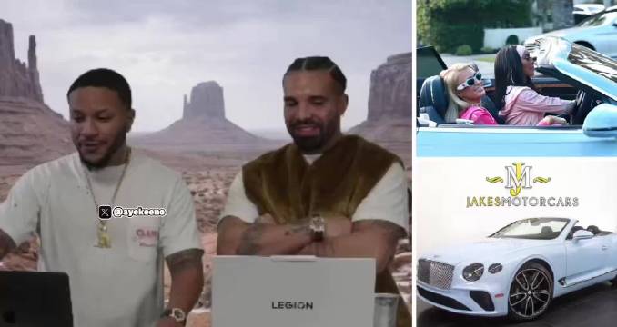 Drake买下Saweetie出售的宾利并归还Quavo