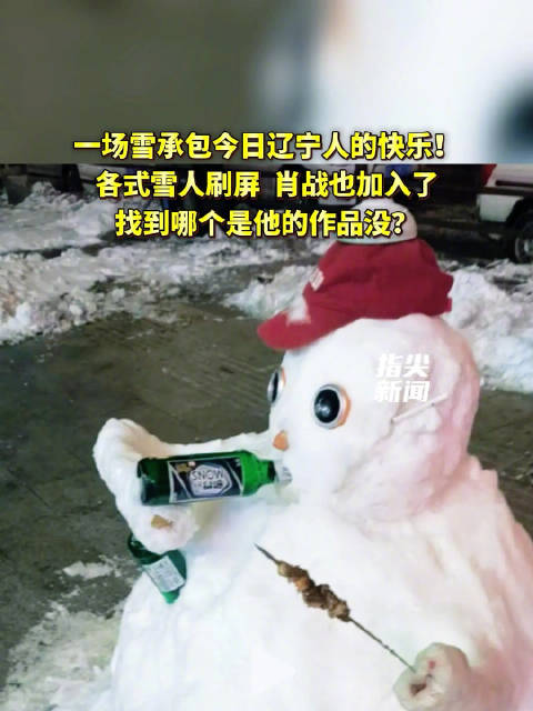 一场雪承包辽宁人的快乐！各式雪人刷屏 肖战也加入了