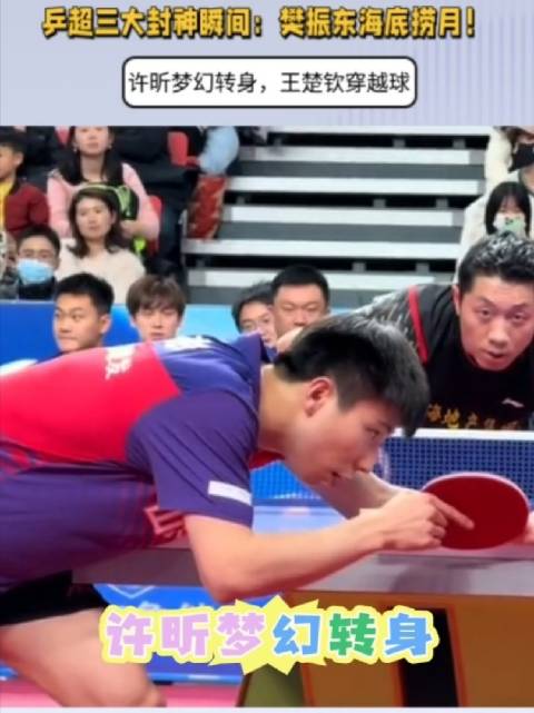 乒超三大封神瞬间：樊振东海底捞月！许昕梦幻转身，王楚钦穿越球