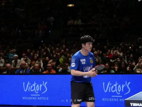 德媒的追身视角太绝了！被镜头偏爱的孩子，樊振东在赛场上闪闪发光