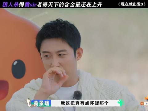 黄景瑜狼人杀封神凭直觉乱杀，王安宇跟风沈腾淘汰