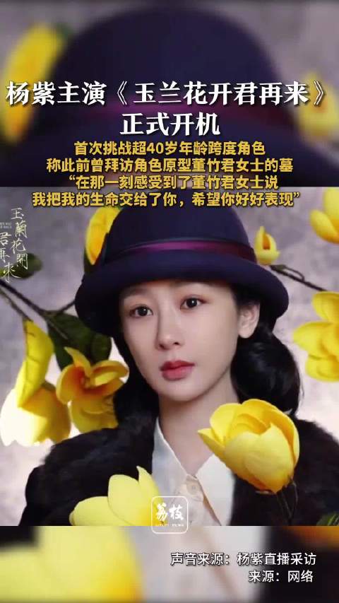 杨紫主演玉兰花开君再来开机