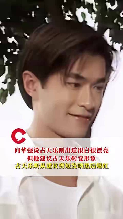 向华强称古天乐出道白皙漂亮，建议换形象后晒黑爆红