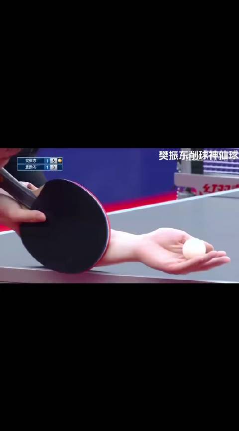 樊振东圆月弯刀神仙球连击惊艳赛场