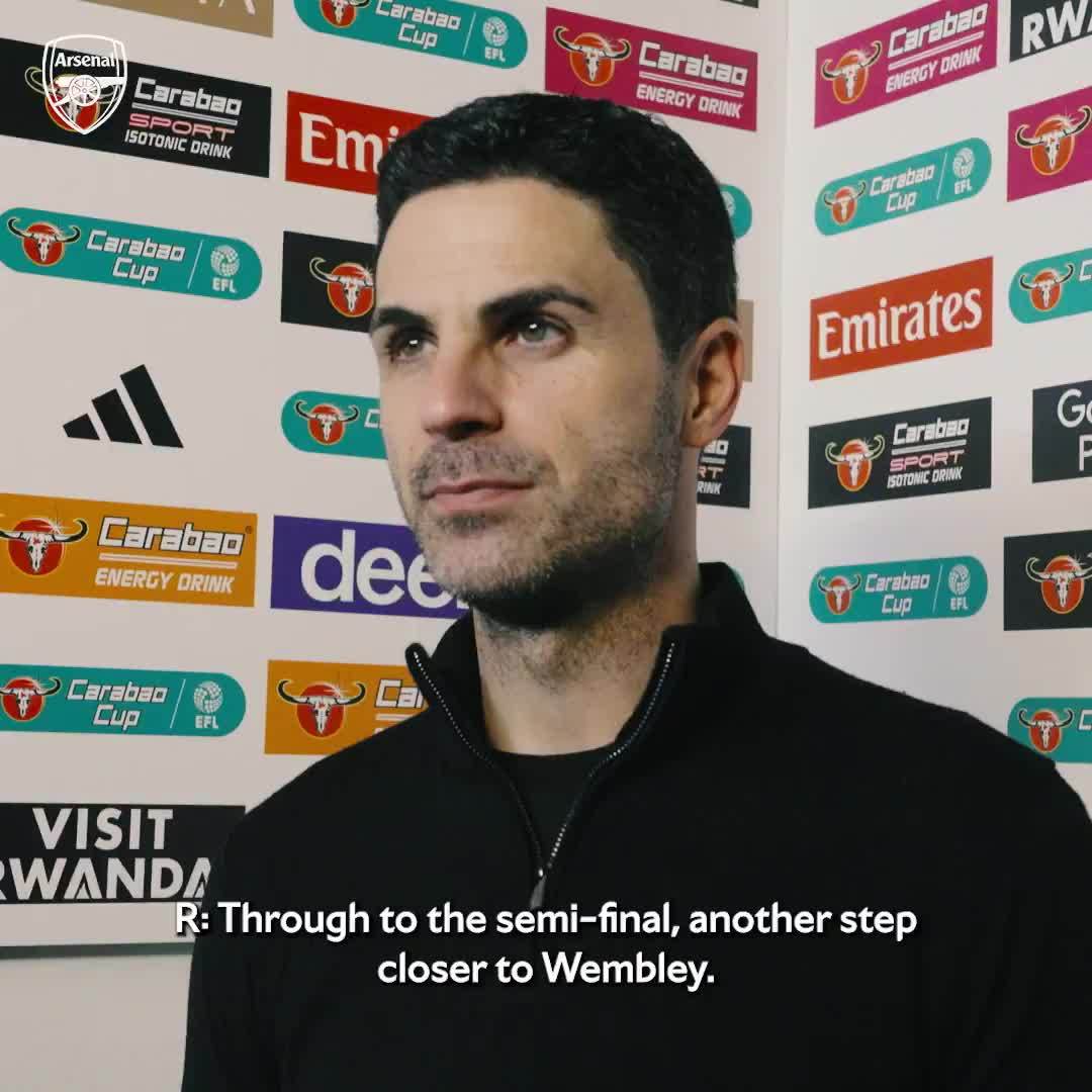 阿尔特塔对今晚展现出的这种一致性、质量和团结精神印象深刻 阿森纳著名教授