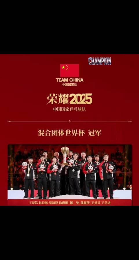 国乒年度巅峰时刻，孙颖莎11冠王楚钦129战领衔