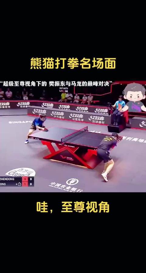 巅峰对决，暴力美学风格之樊振东名场面！