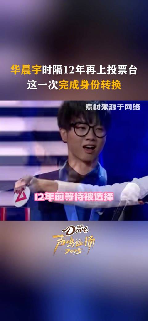 华晨宇12年后以评审身份重返投票台