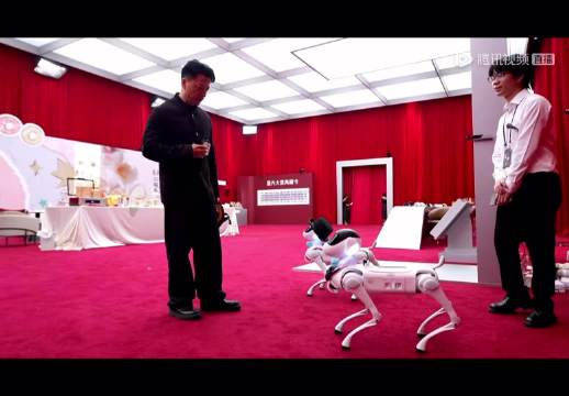 段奕宏遇机器狗好奇询问年龄属相