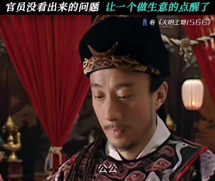这一群当官的，还没有一个商人看的清楚 大明王朝1566