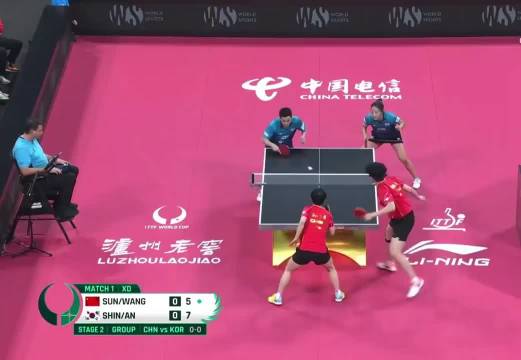 孙颖莎正反手技术获赞现役世界女子第一