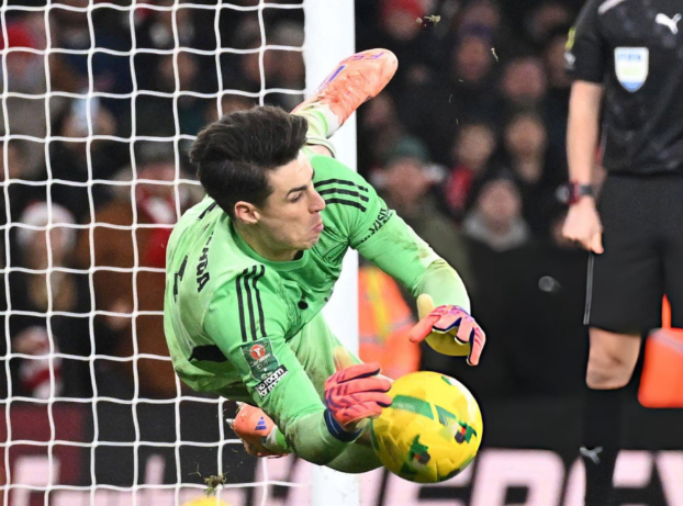 凯帕第5-8轮点球全部扑同一方向，最终终于守到一球