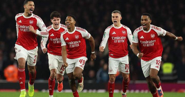 体坛联播｜阿森纳惊险晋级联赛杯四强，恩德里克加盟里昂