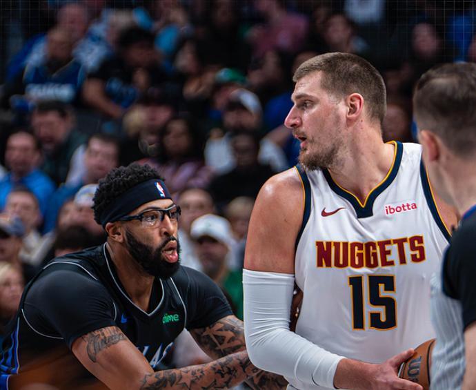 弗拉格33+9+9浓眉31分，约基奇穆雷合砍60分难救主，独行侠力克掘金