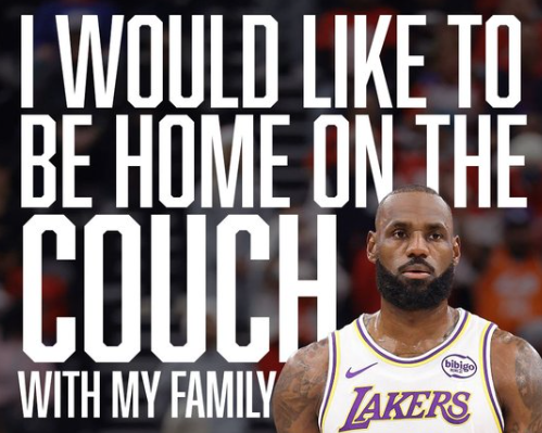 詹姆斯谈连续20年参加圣诞大战：我更想和家人一起过圣诞