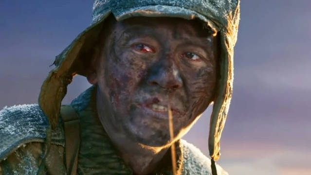 长津湖战役幸存者回忆以冰雪充饥