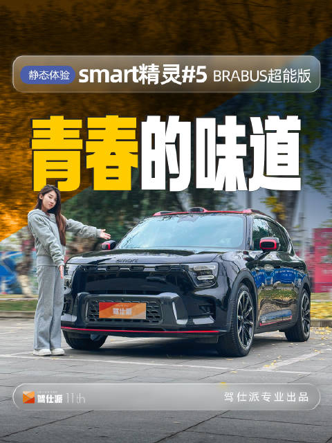 小张静态体验smart精灵5号BRABUS超能版