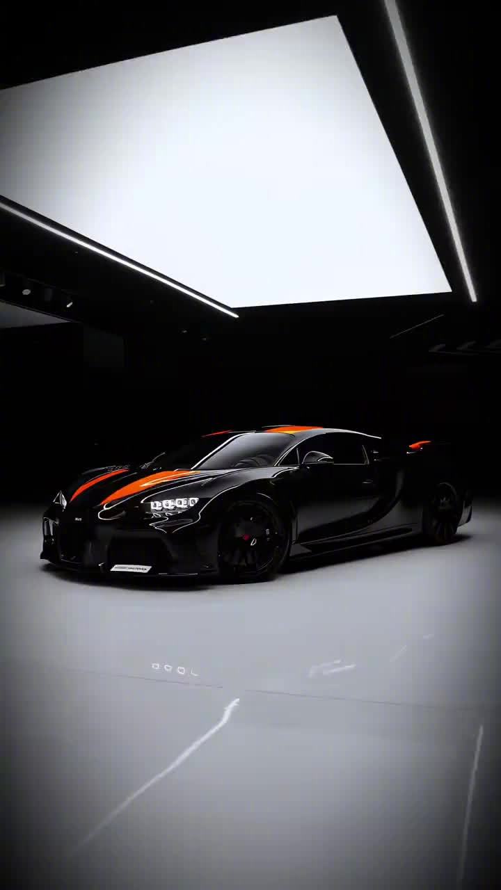 布加迪Chiron Super Sport 300+是布加迪旗下限量30台的超级跑车，科技感十足