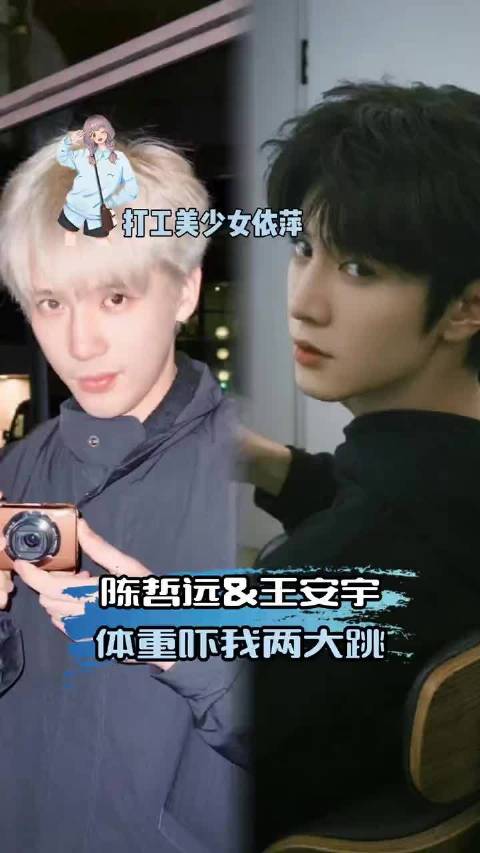 王安宇和陈哲远体重差了快50斤