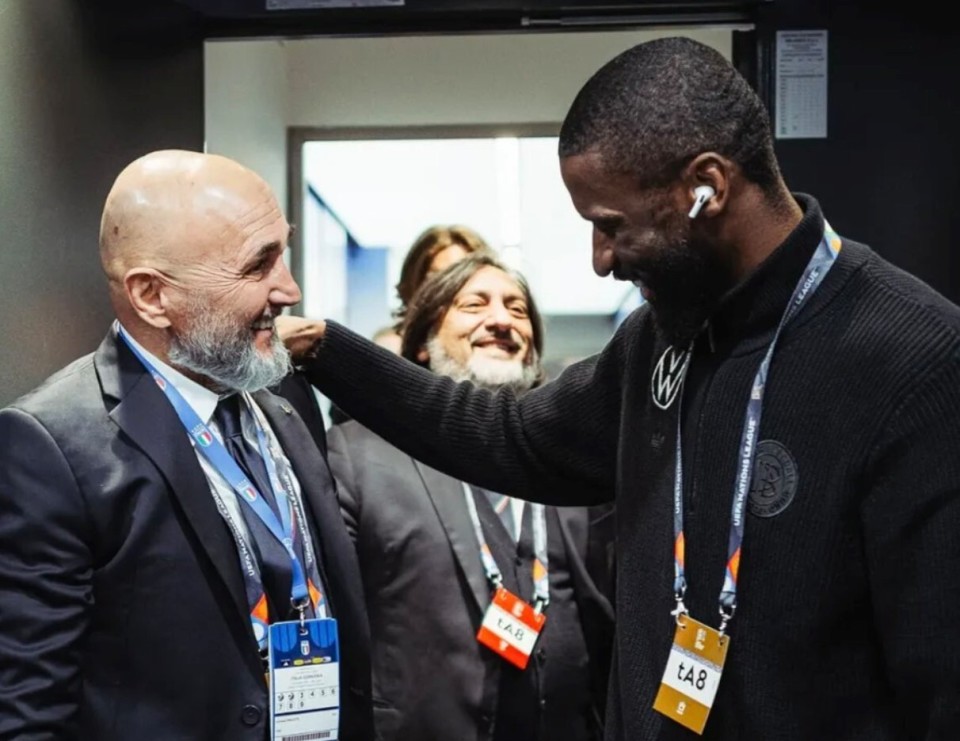 意媒：尤文正在关注吕迪格的情况，球员与斯帕莱蒂关系密切