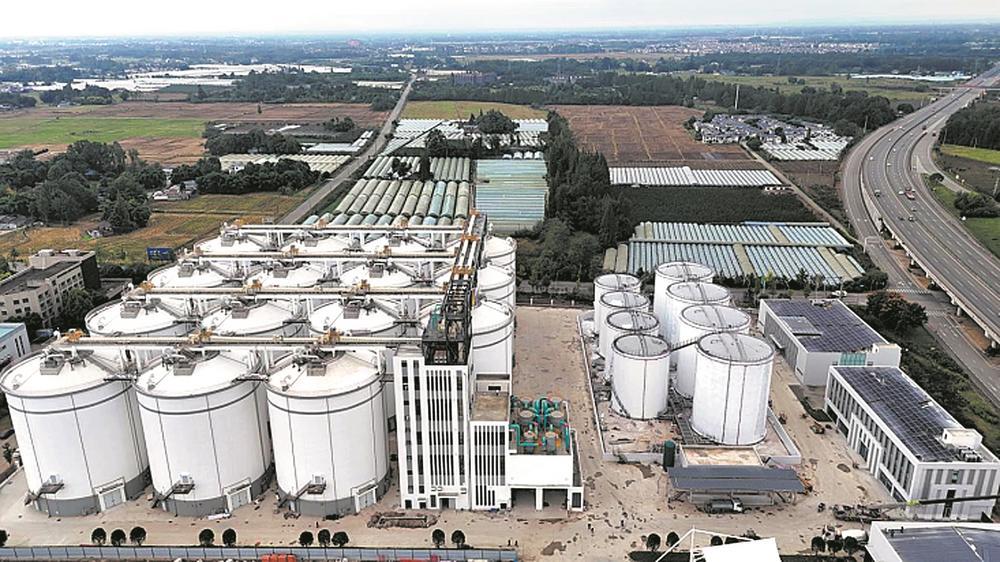 崇州粮食储备库。