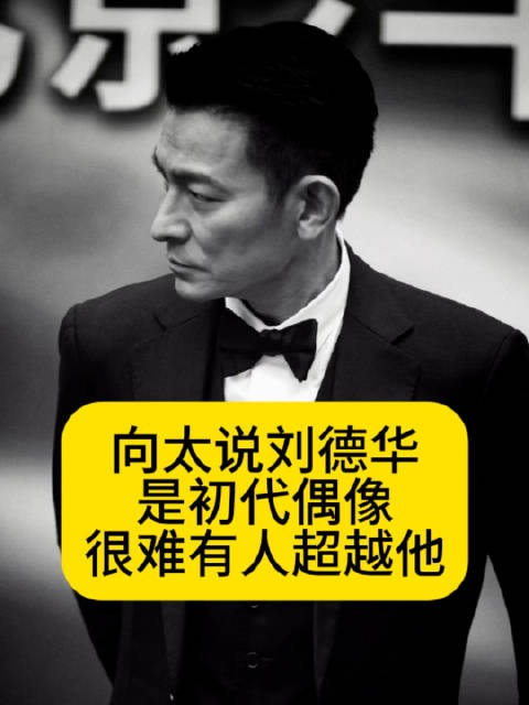 向太说刘德华是初代偶像，很难有人超越他